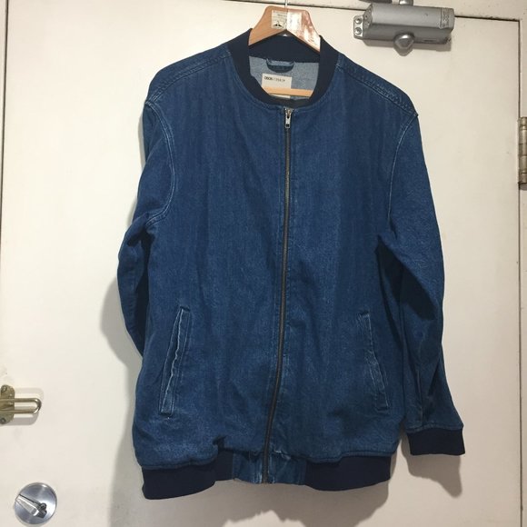 OSOS DENIM BOMBER TALL JACKETS SIZE 6 - Picture 10 of 12